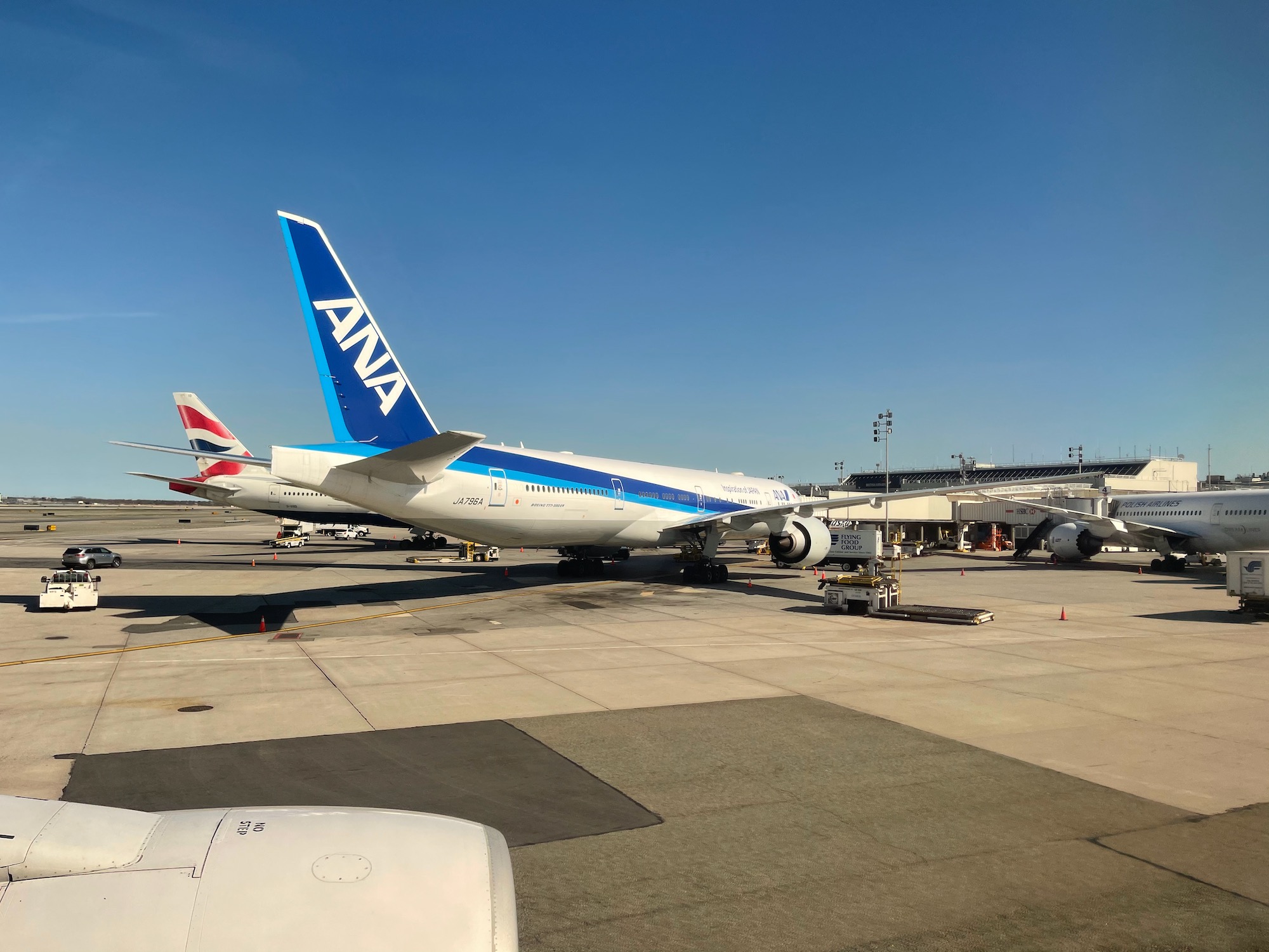 a large airplane on the tarmac