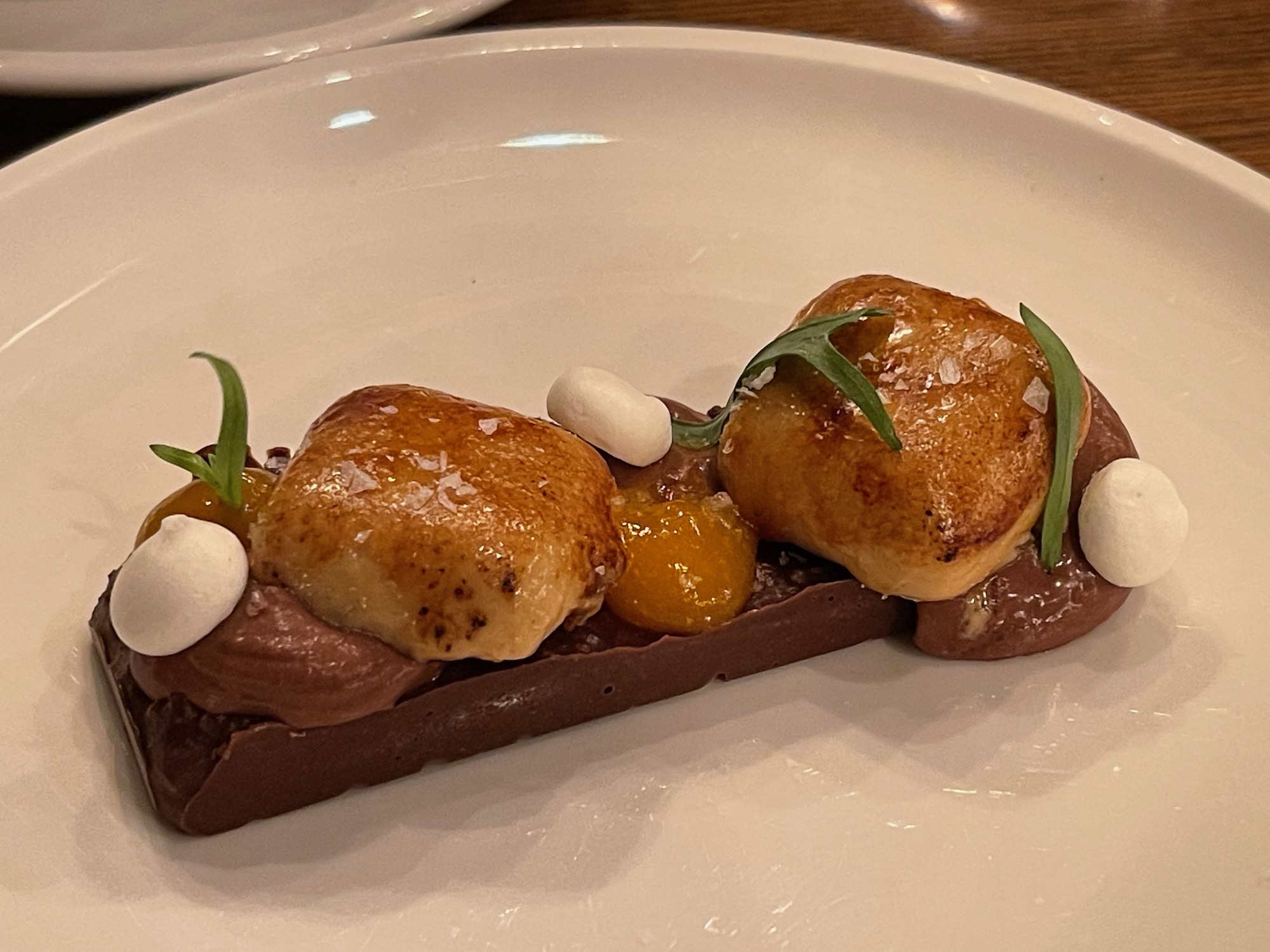 a plate of food on a table