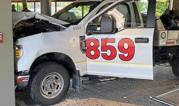 pittsburgh airport truck crash credit - triblive.com