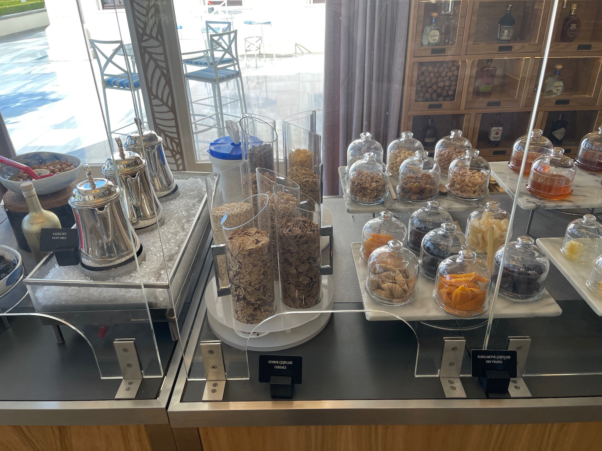 a display of food in a store