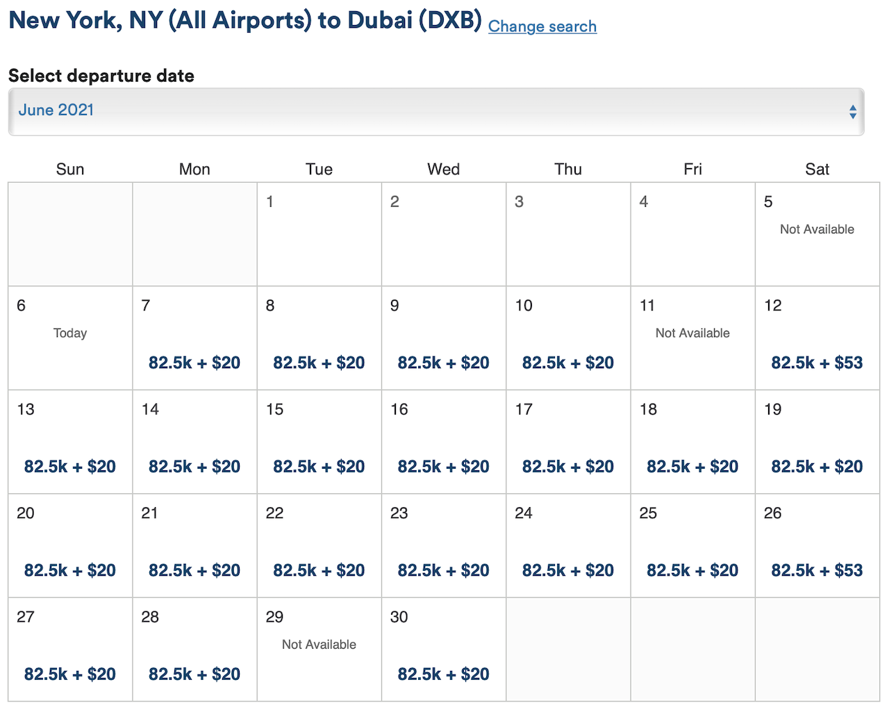 New York Emirates Availability Business Class