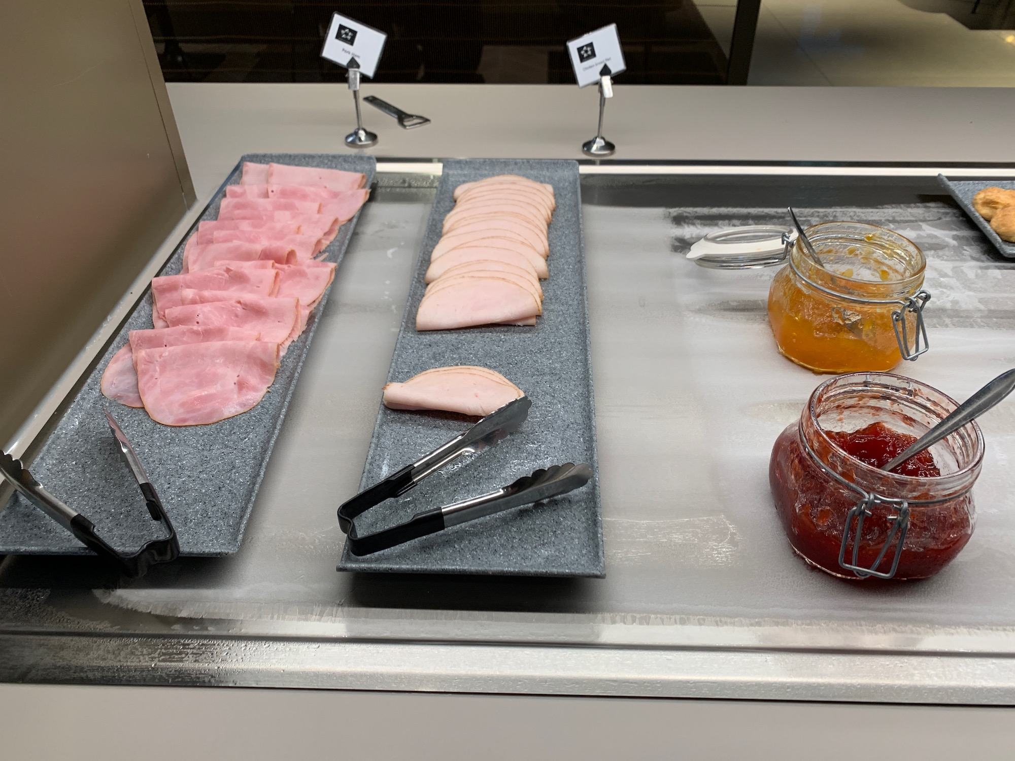 a tray of food on a table