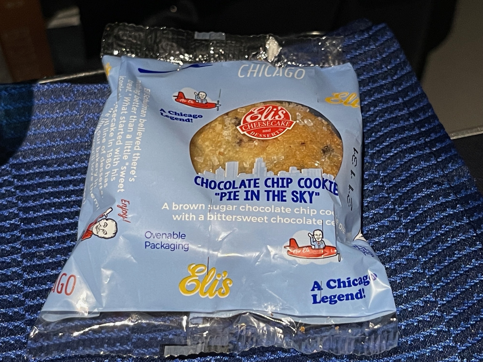 a package of chocolate chip cookie