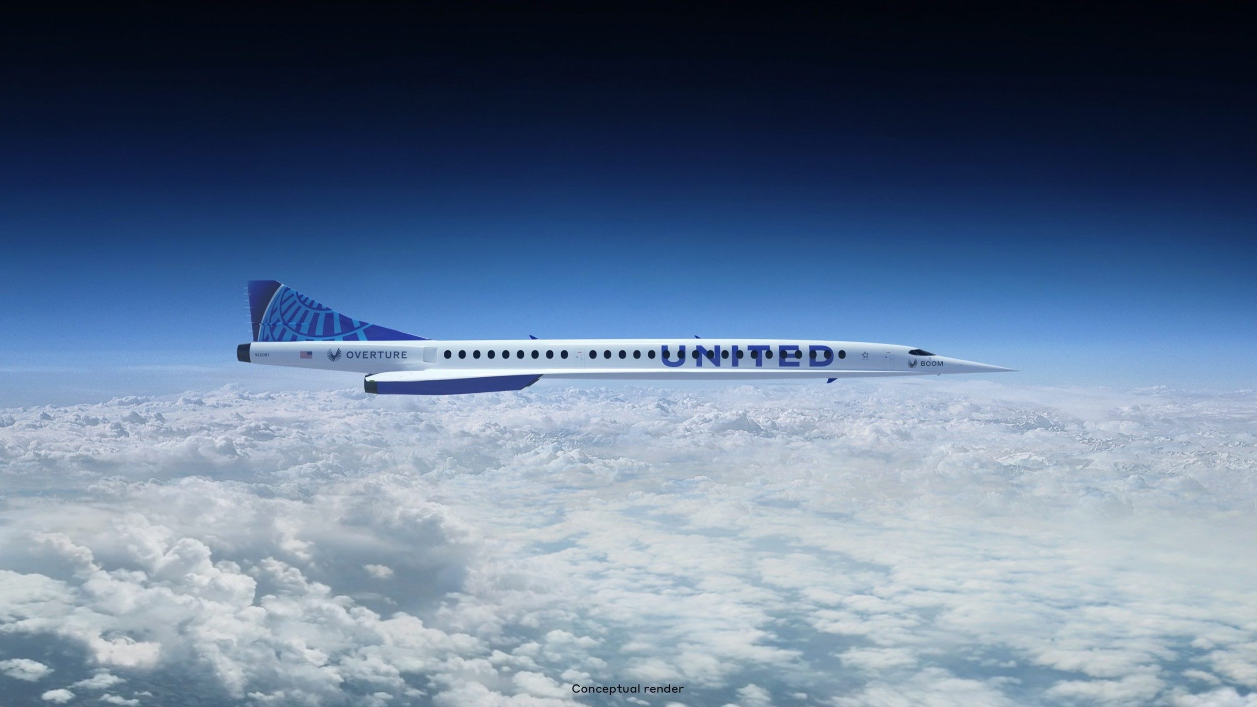 United Airlines Supersonic Jets