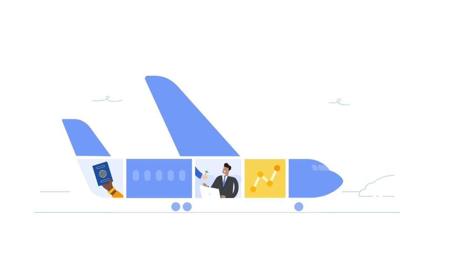 a cartoon of a plane