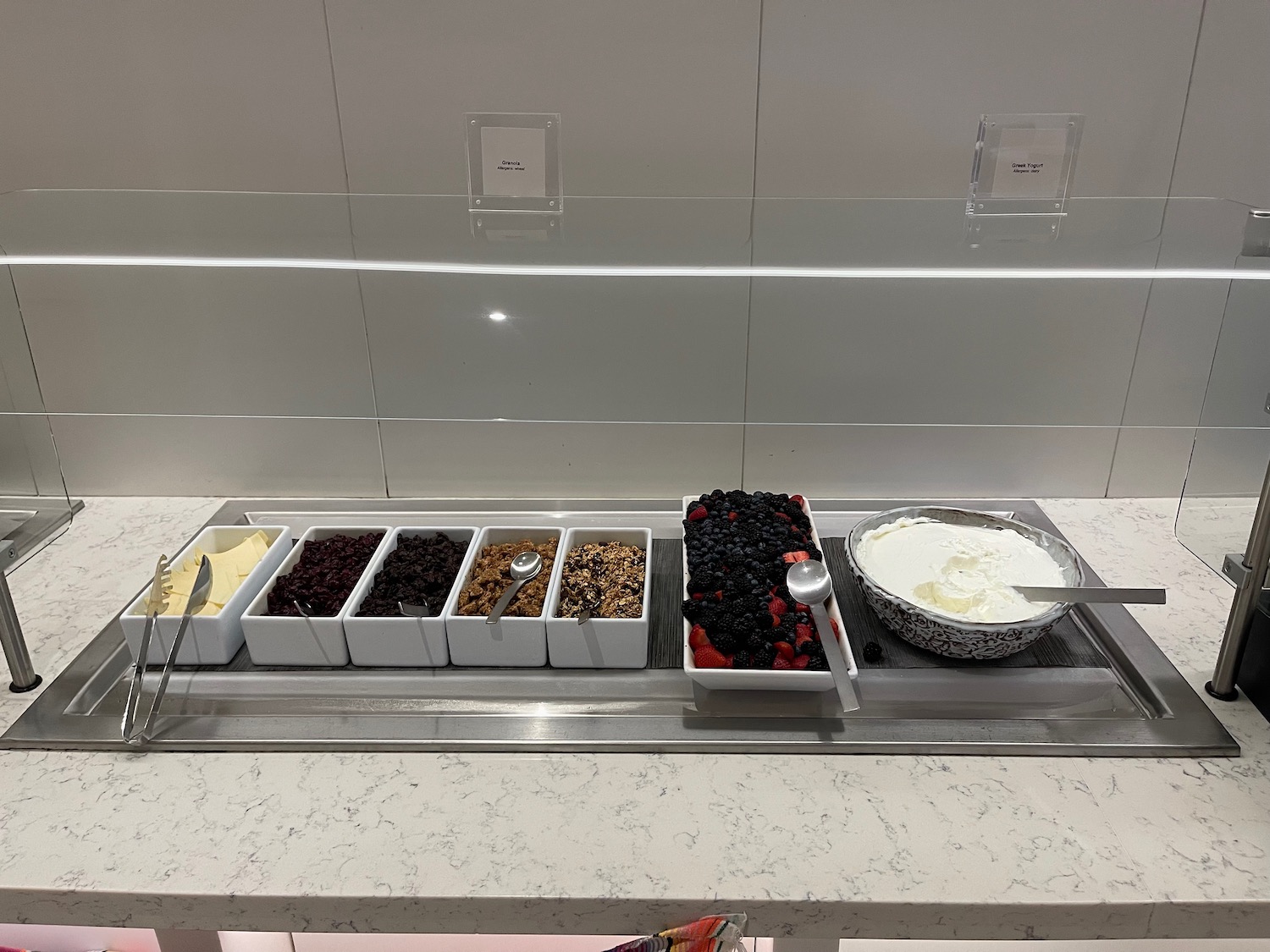 a tray of food on a counter