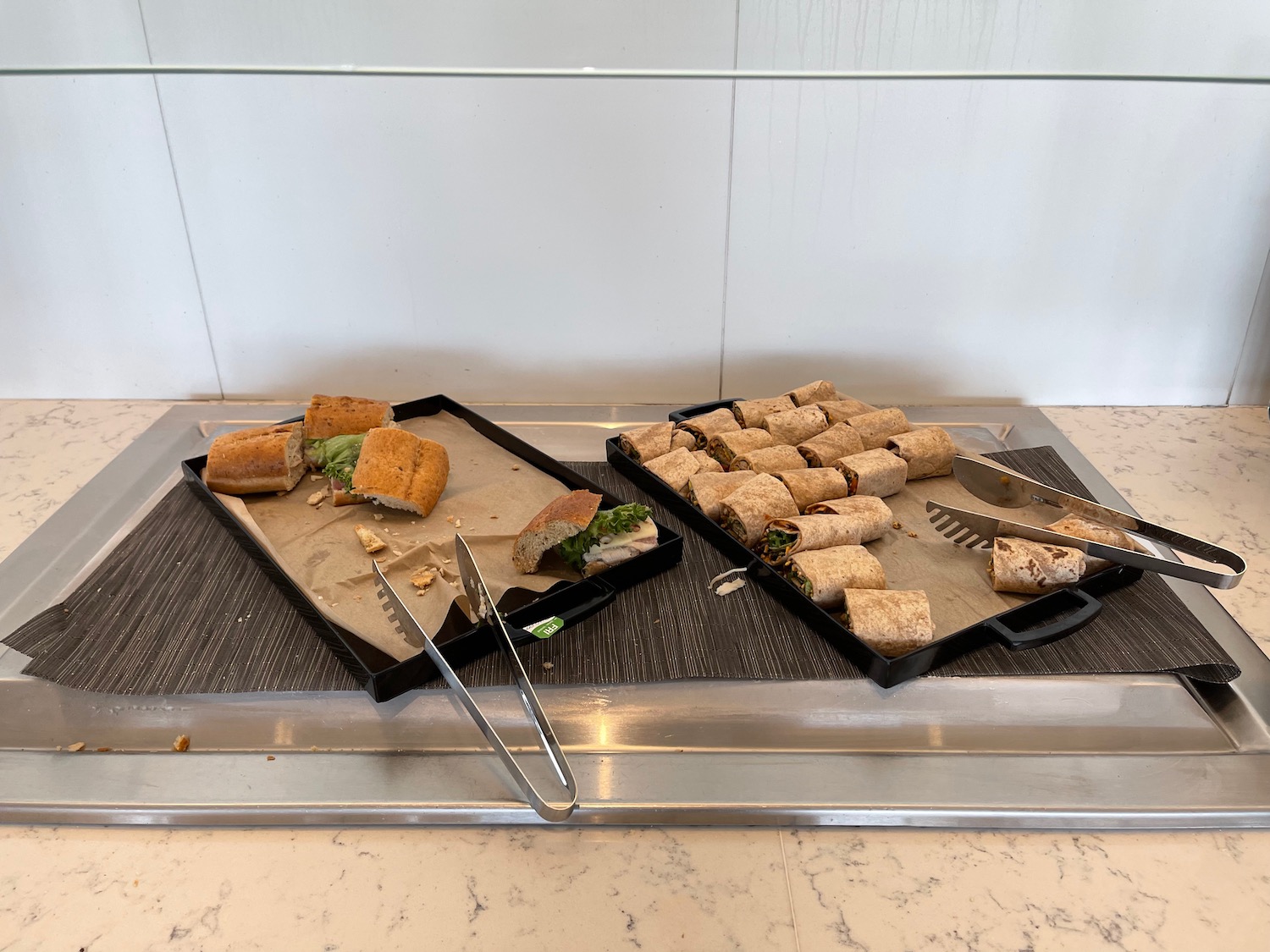 a tray of food on a table