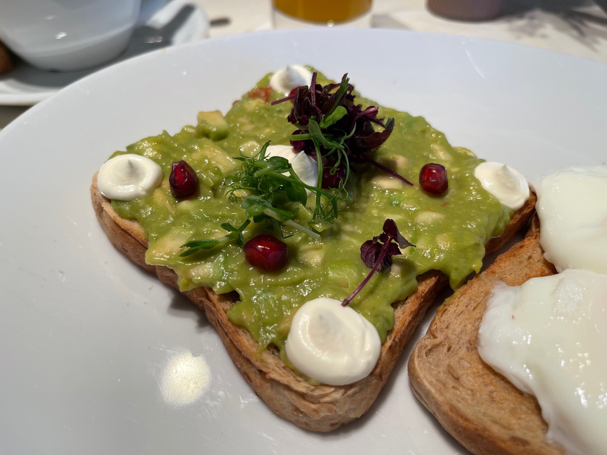 a plate of food on a table