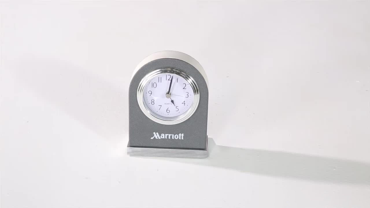 a clock on a white background