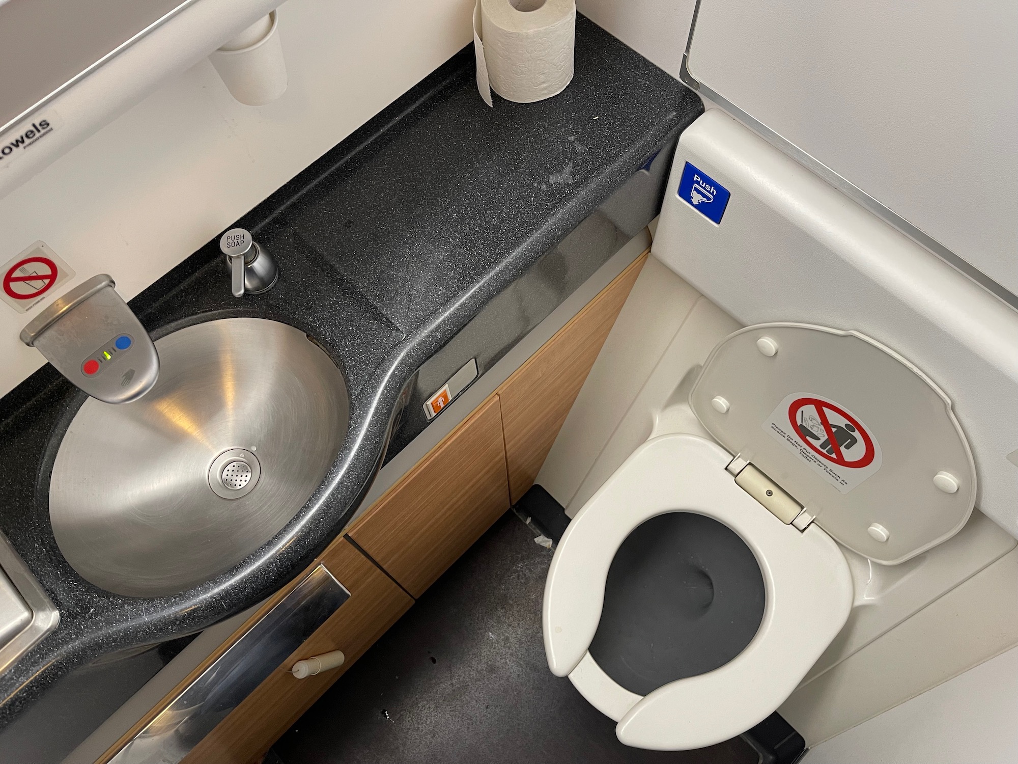 a sink and toilet in a bathroom