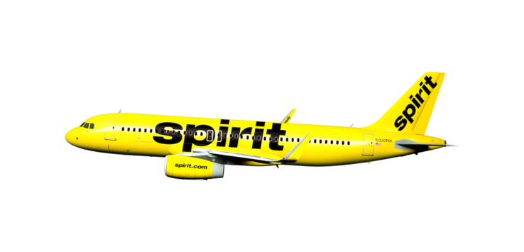 spirit destinations A319