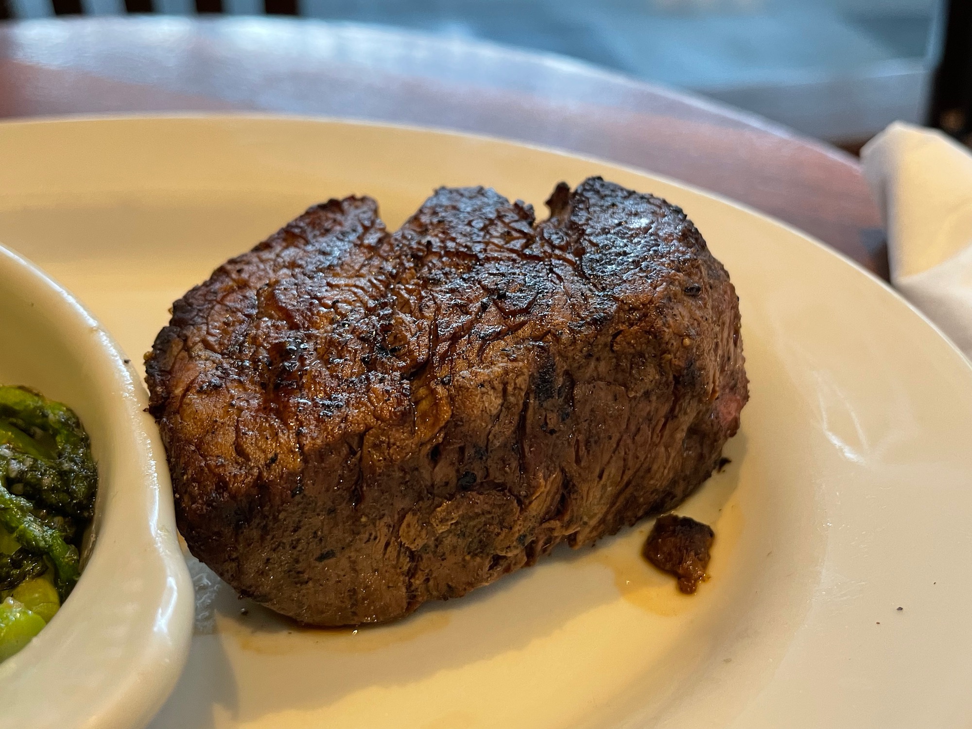 a piece of steak on a plate