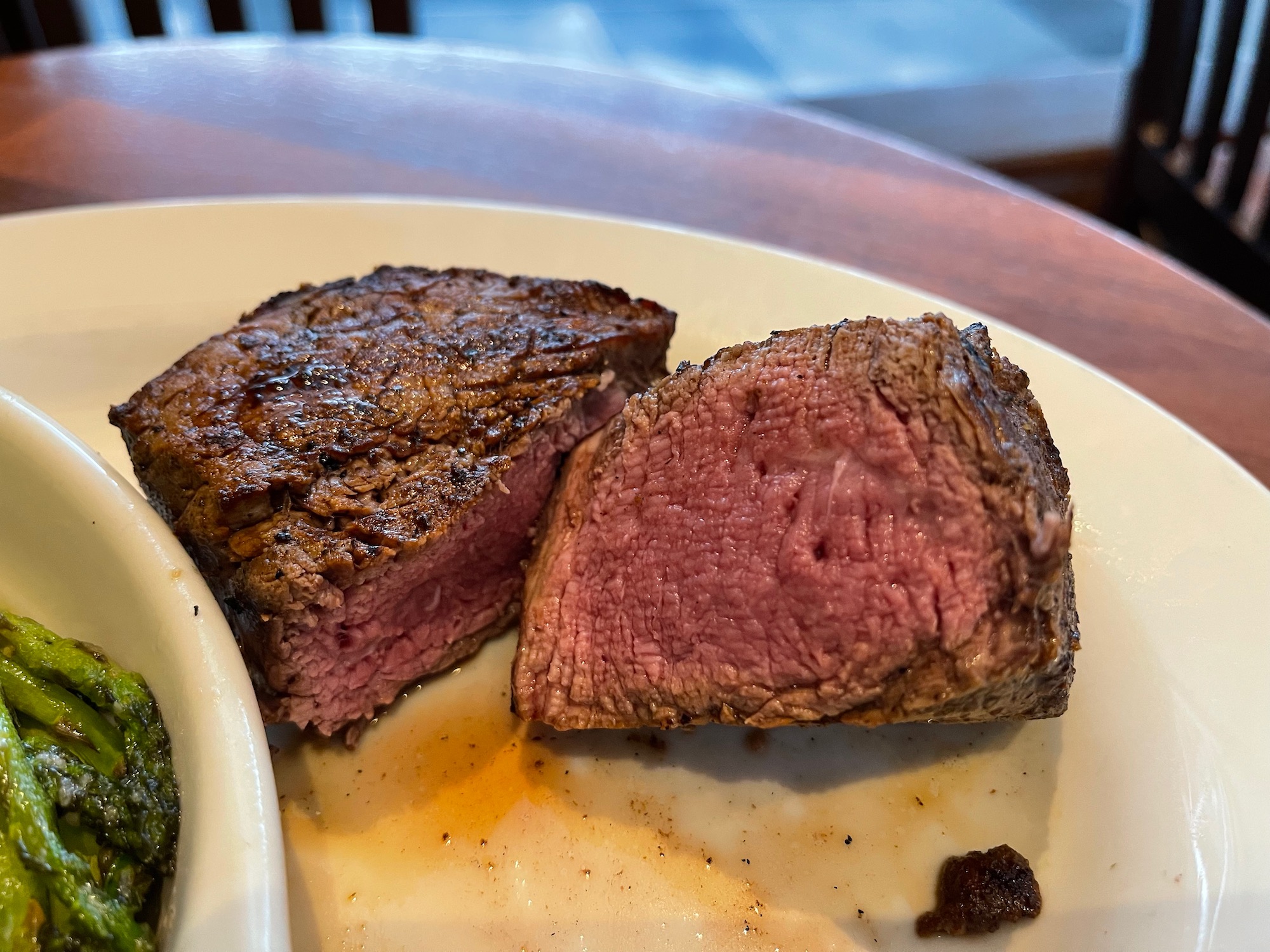 a piece of steak on a plate