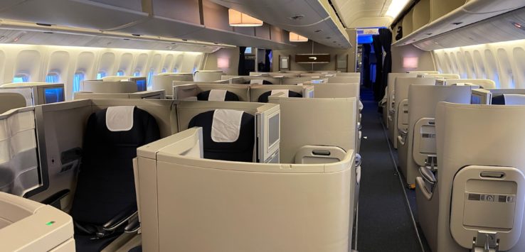 British Airways 777-300 Business Class
