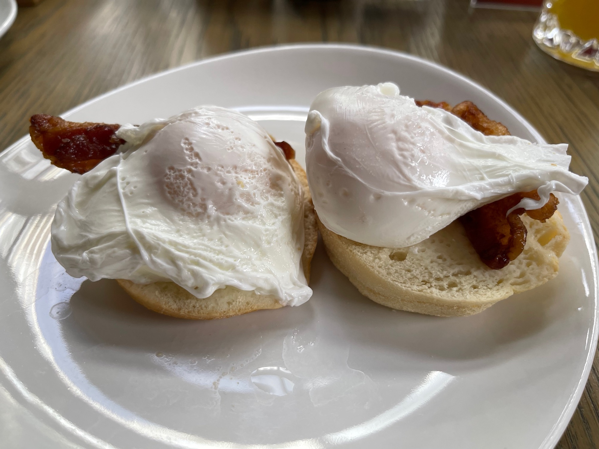 eggs benedict on a plate