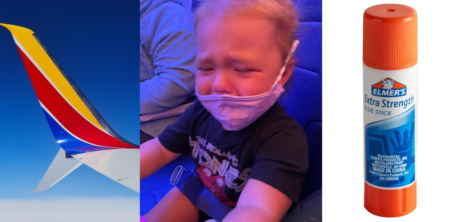 Southwest Airlines Flight Attendant Encourages Mother To Glue Mask On