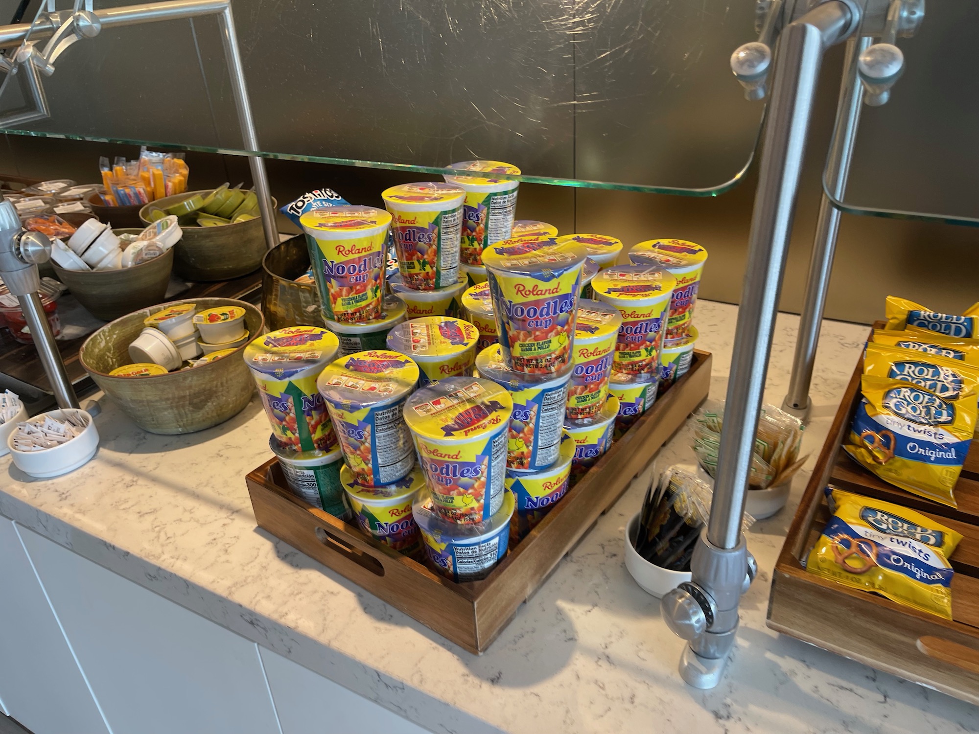 a tray of yogurt on a counter