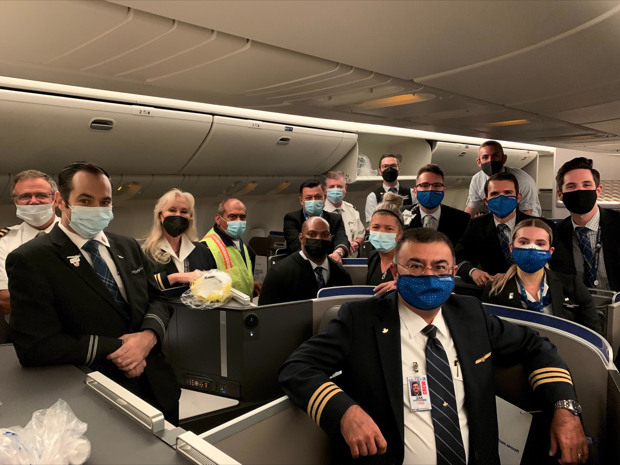 a group of people wearing face masks