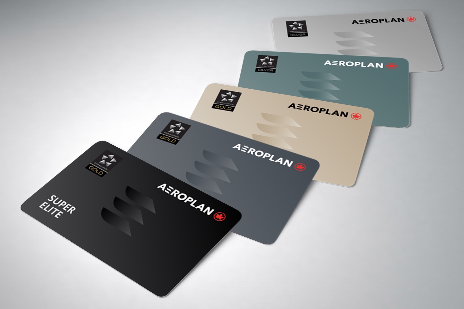 a group of credit cards