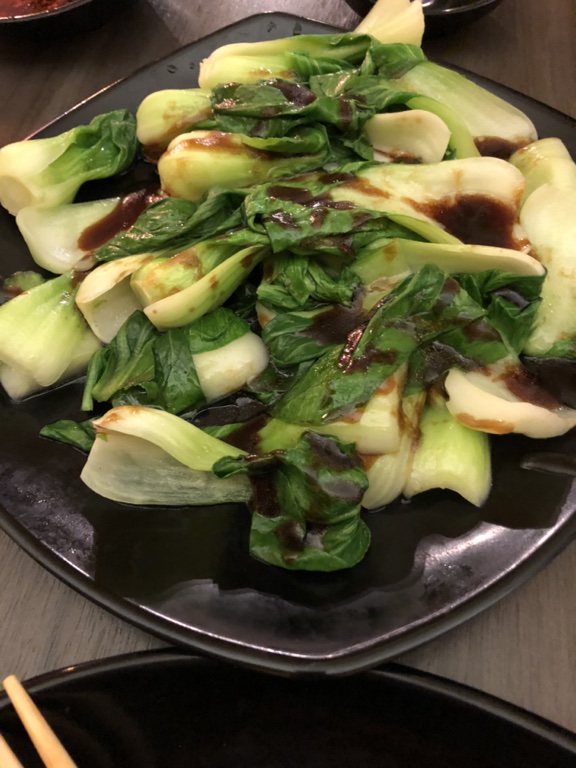 Bok choy at Everyday Noodles Pittsburgh Restaurant