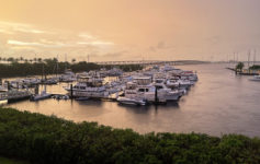 Florida boat sunset