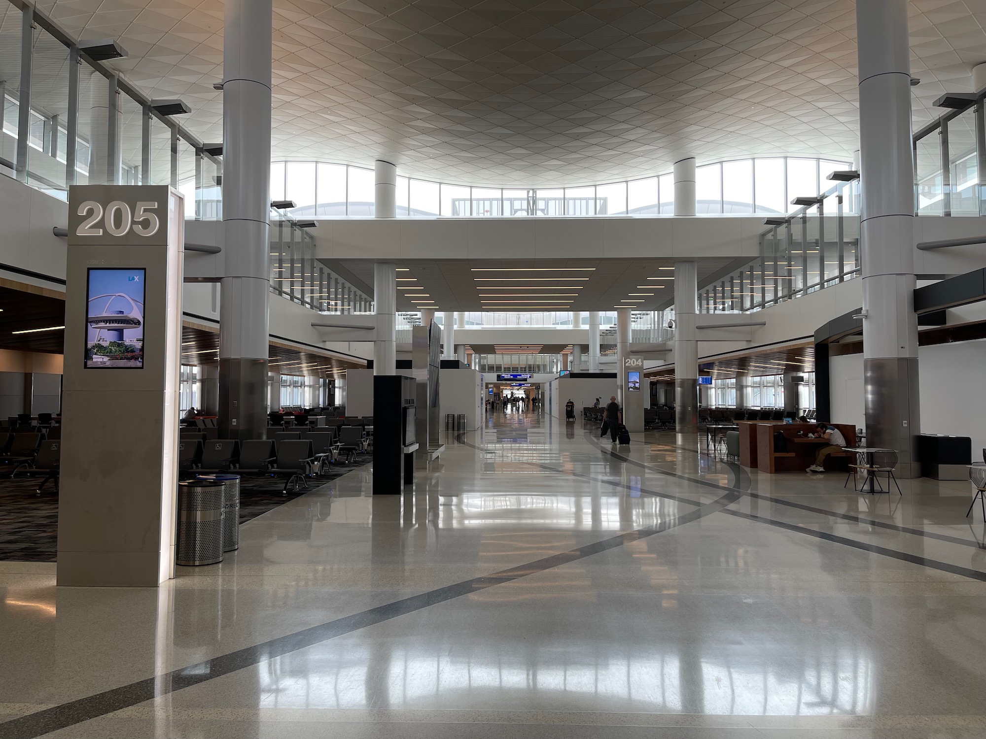 an empty airport terminal