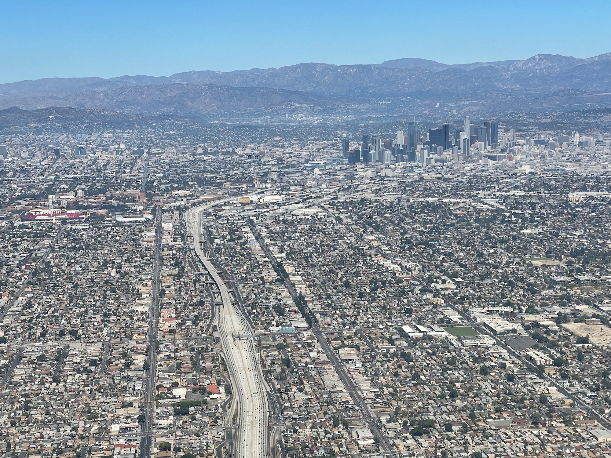 aerial view of a city