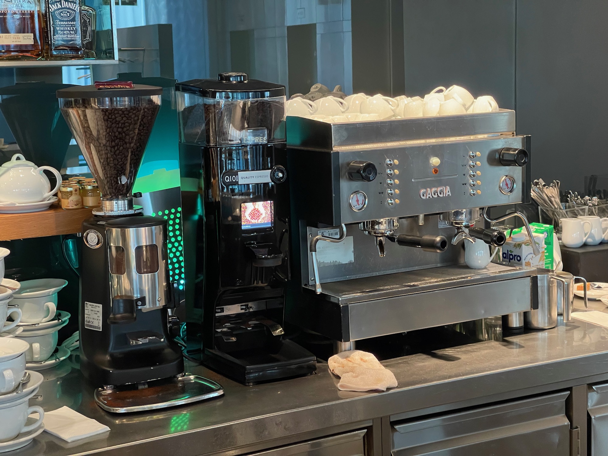 a coffee machine and a coffee maker
