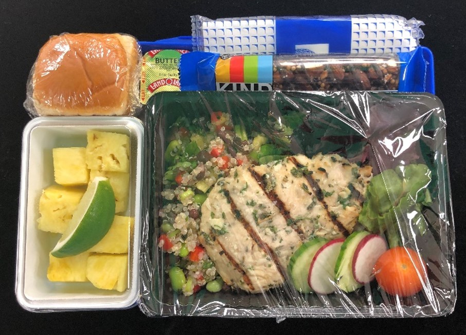 This plastic-free edible food tray is designed to reduce airline