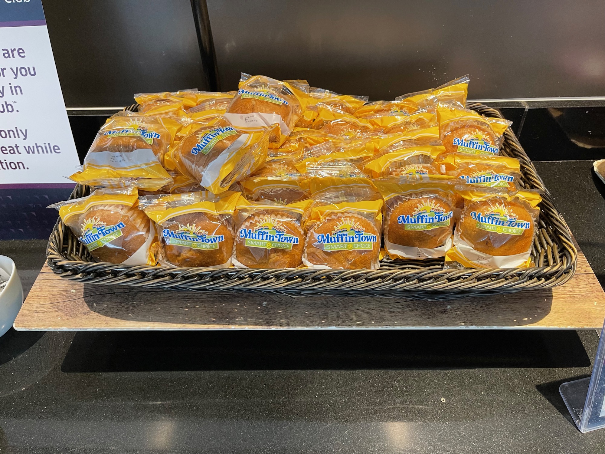 a basket of bread on a counter