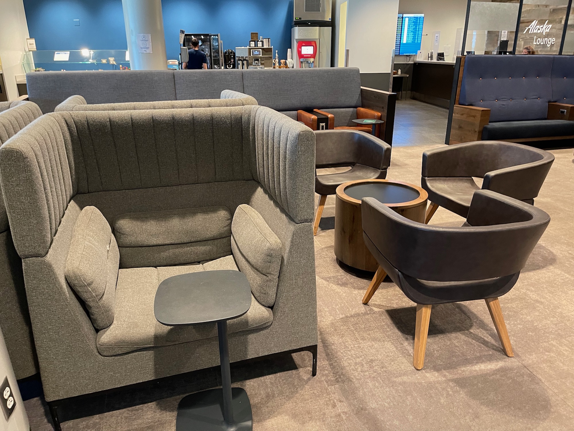 a group of chairs in a room