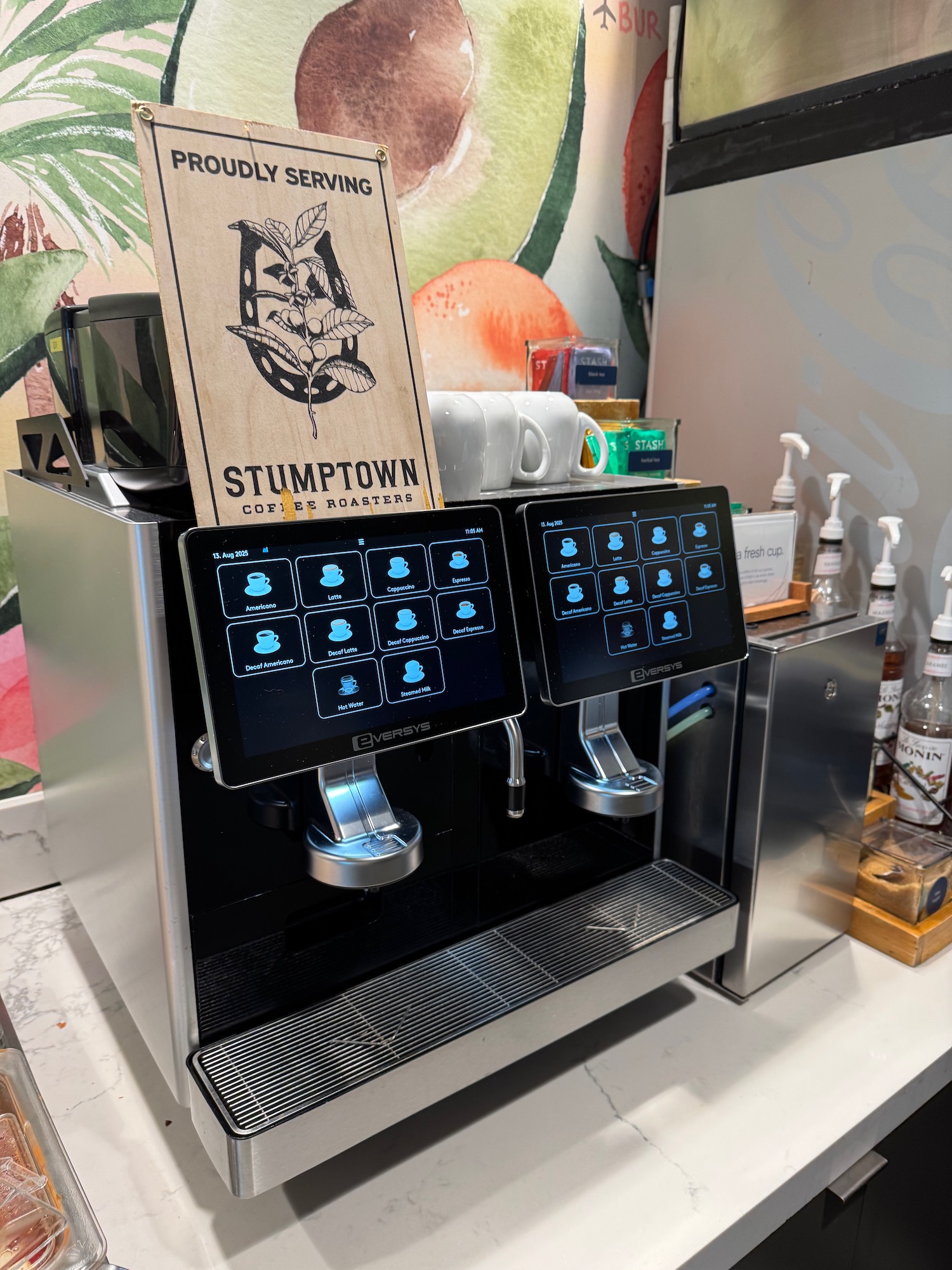 a machine with a screen on it