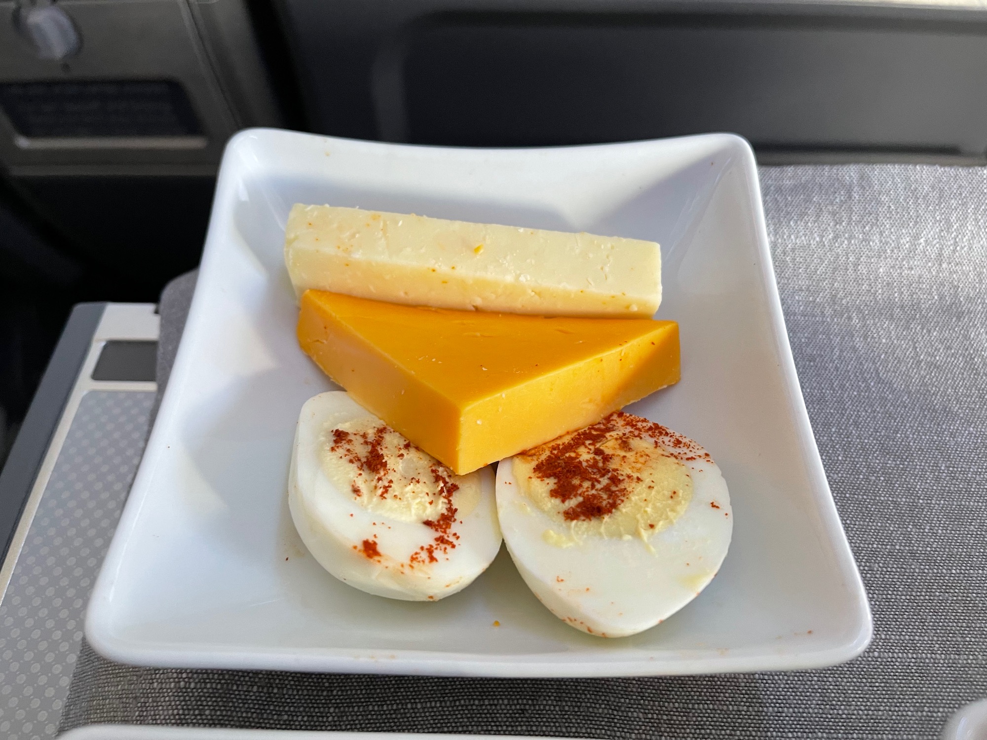 a plate of food on a table