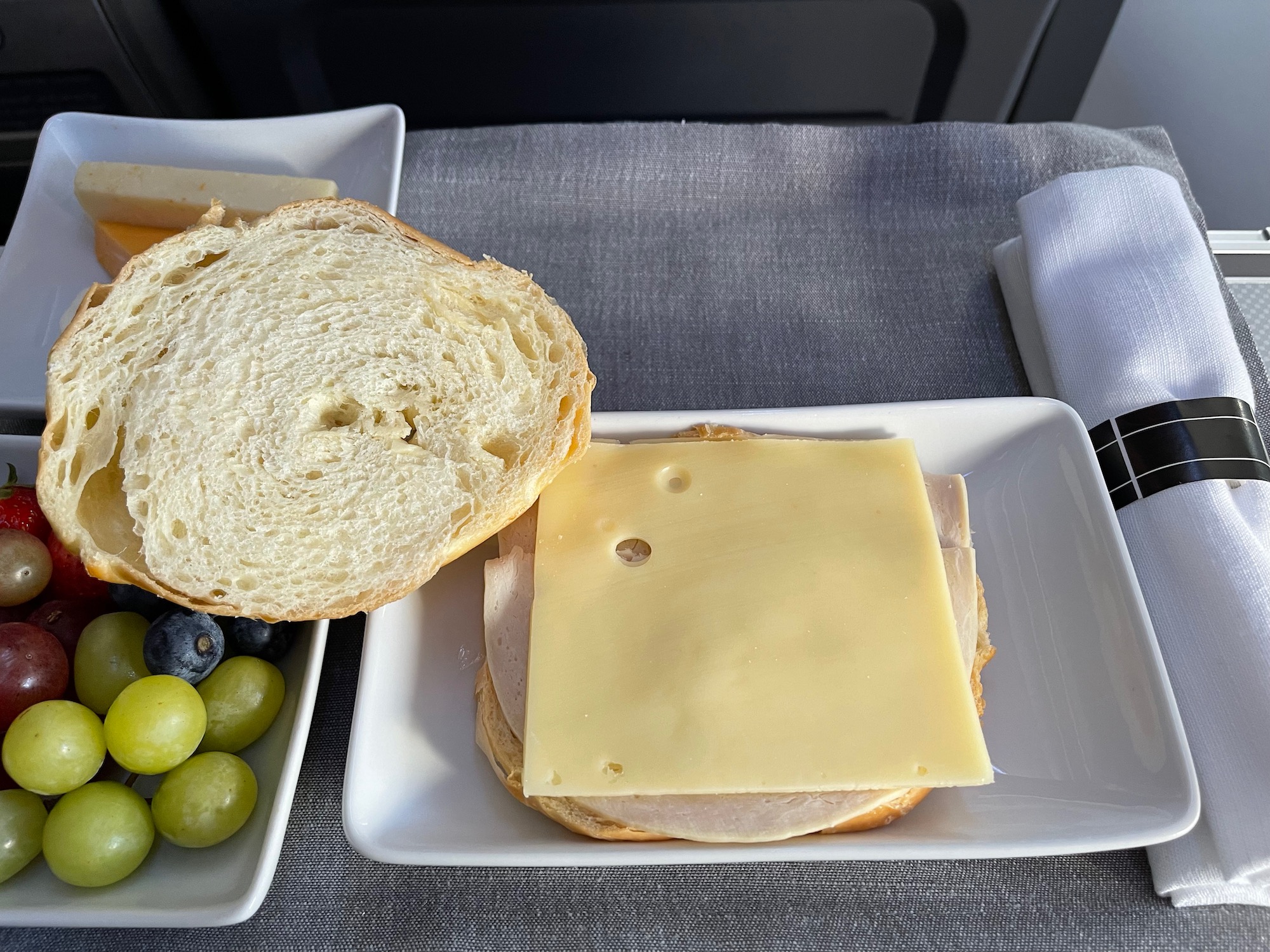 a plate of food on a table