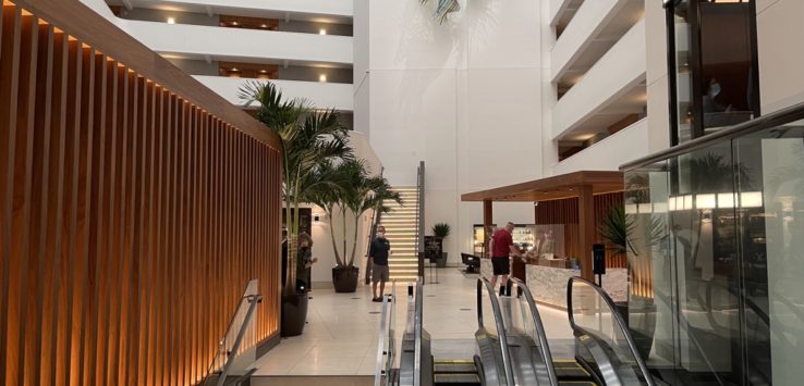 Hyatt Regency Bethesda escalators