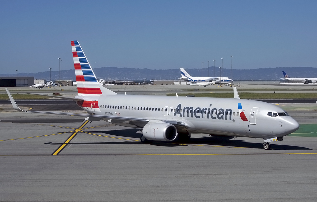 an airplane on the runway