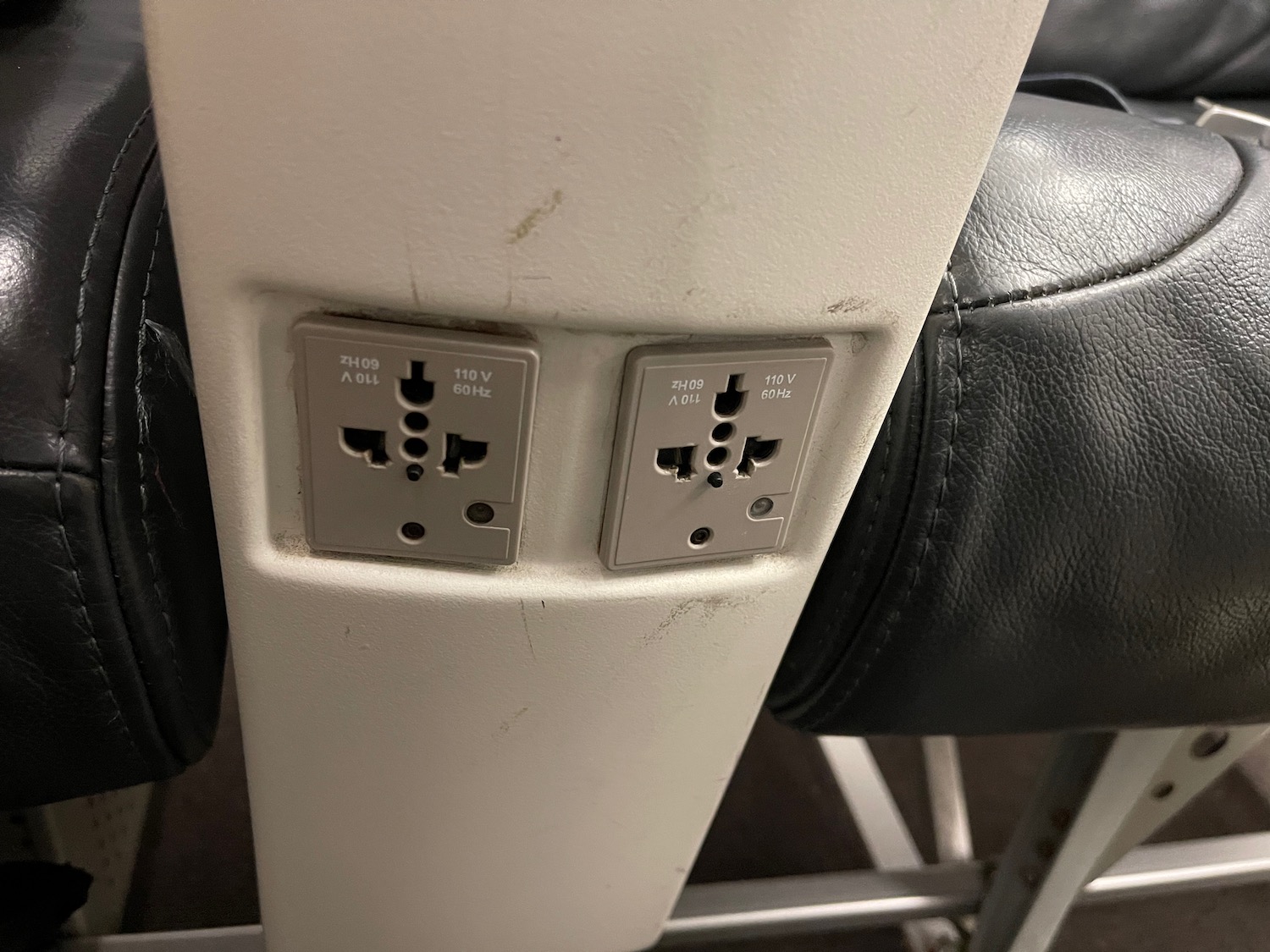 a close up of an outlet