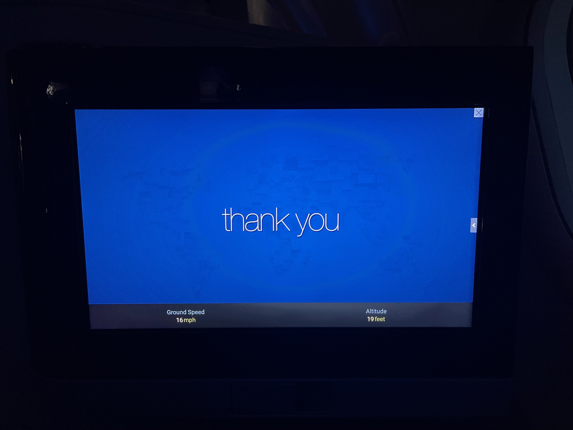 a screen with a blue screen