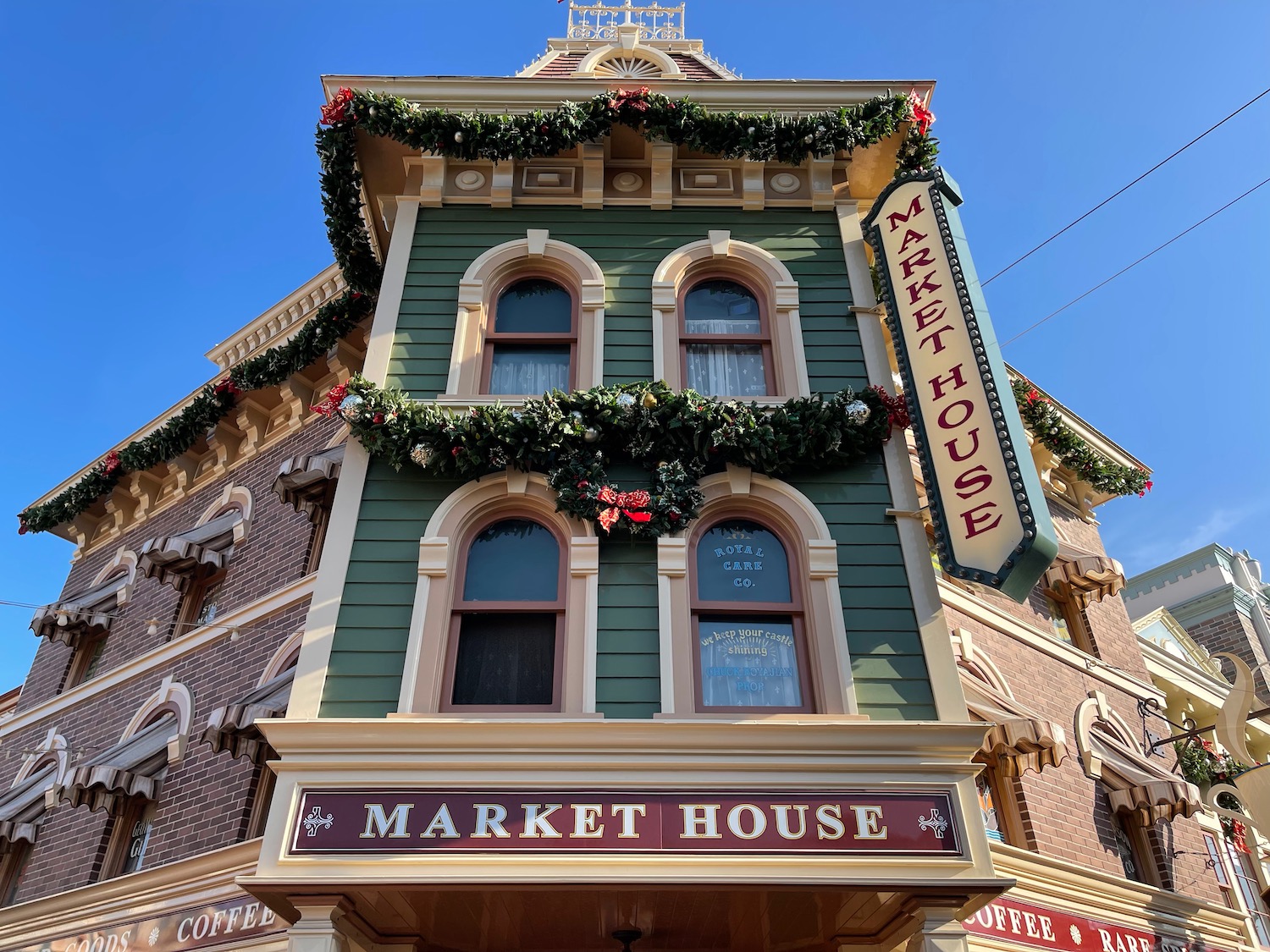 a building with a sign on it