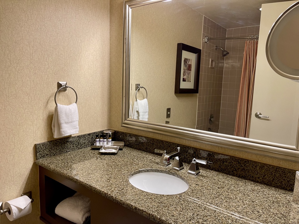 Hyatt Regency Houston West guest bathroom