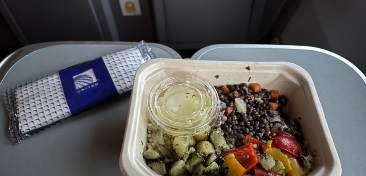 Mediterranean Grain Bowl United Airlines