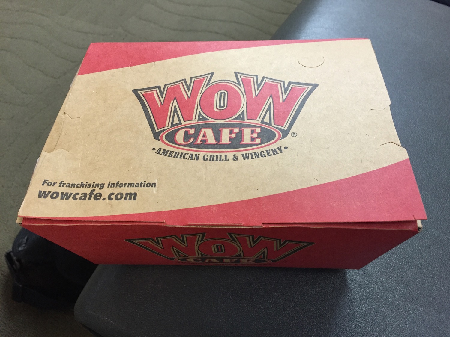 a box with a logo on it