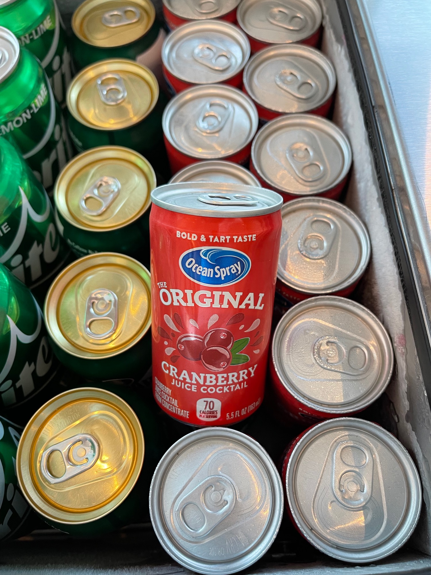 a group of cans of soda