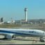 a plane on the runway