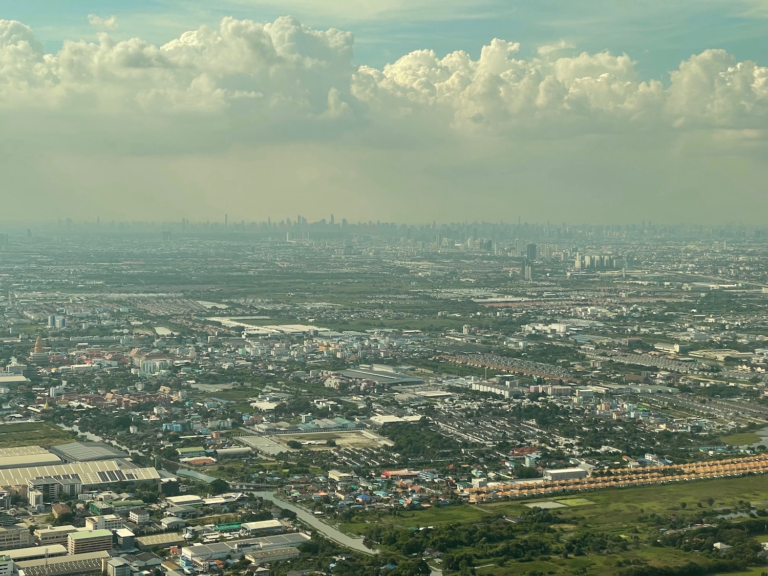 aerial view of a city