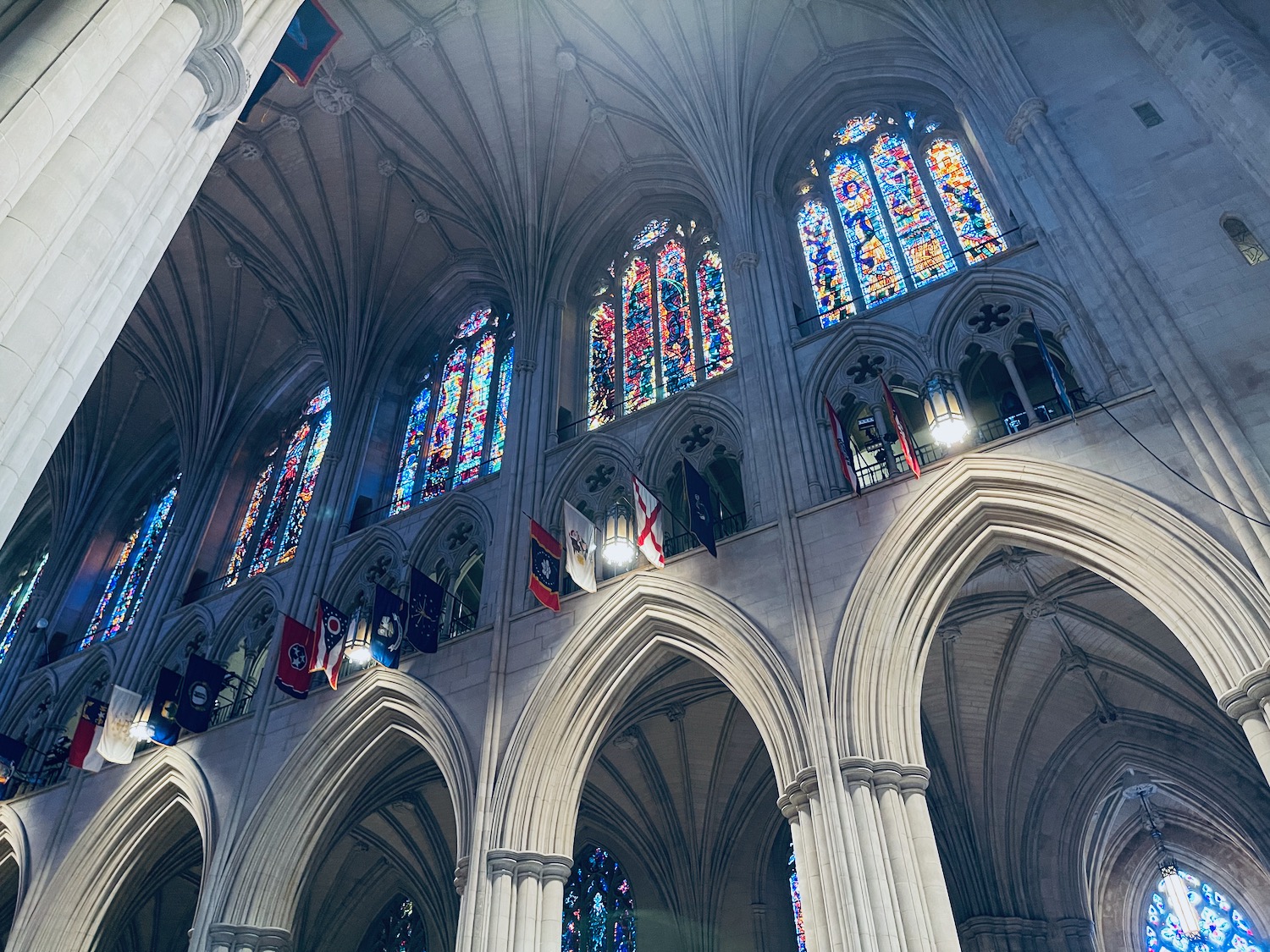 a large cathedral with many windows