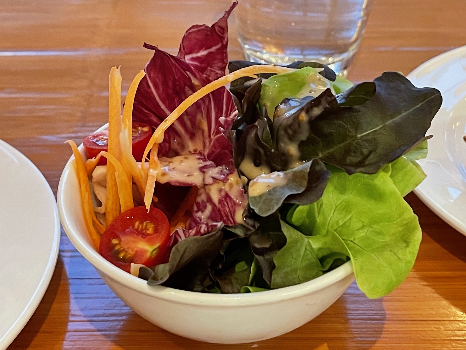 a bowl of salad with vegetables