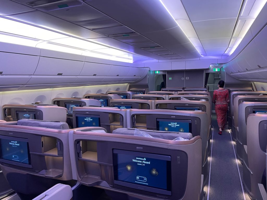 Review: Singapore Airlines A350 Business Class Singapore - Los Angeles ...