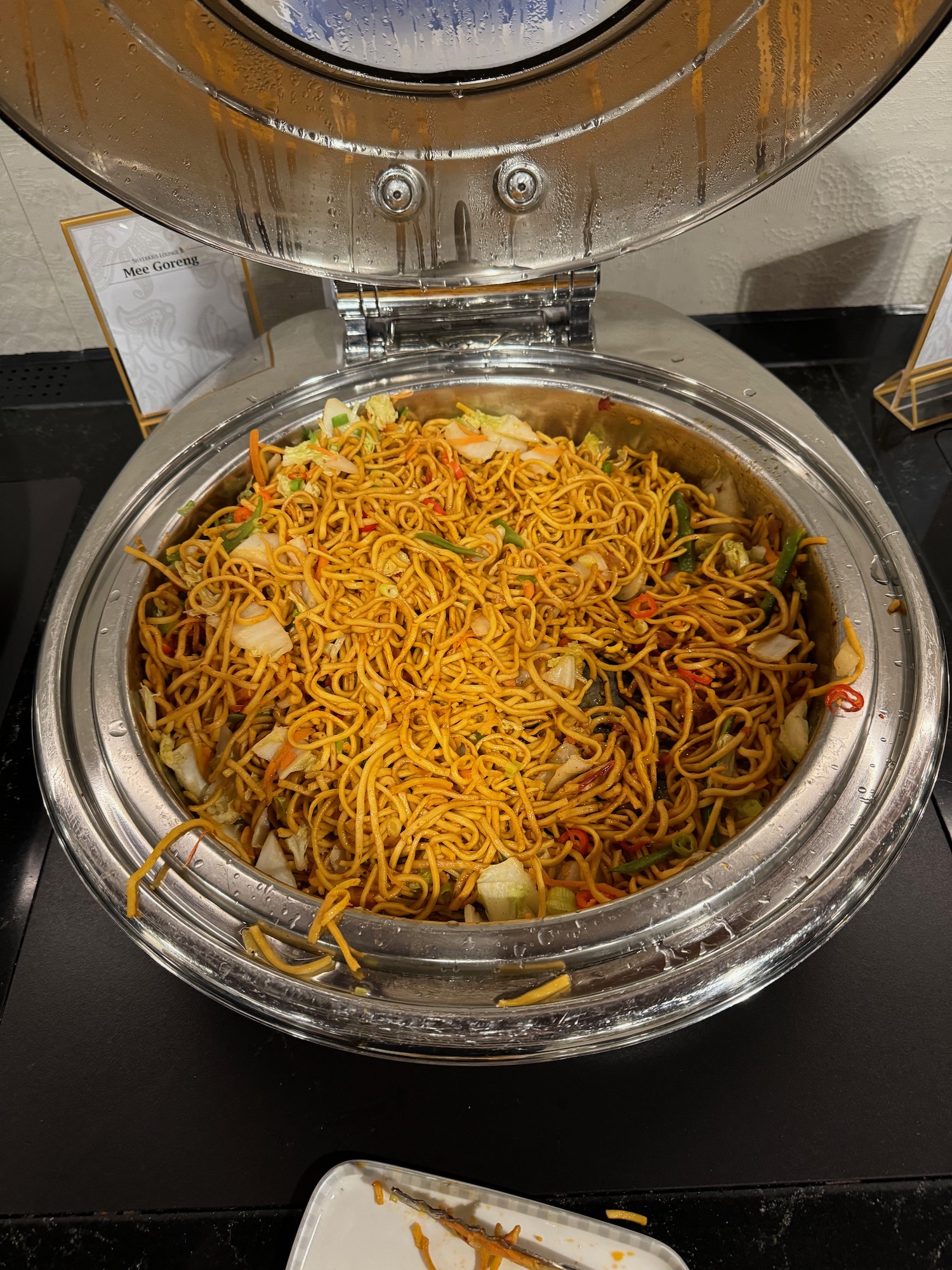 a bowl of food with a lid open