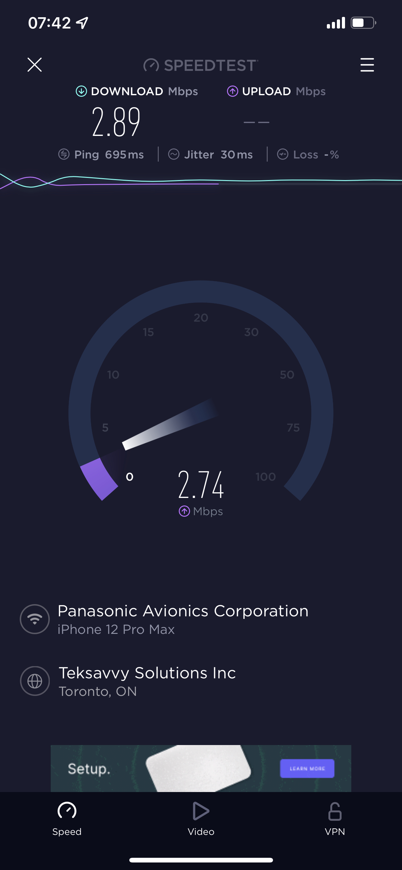 a screen shot of a speedometer